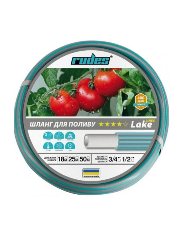    Rudes 3 Star Lines Lake 3/4 "18 