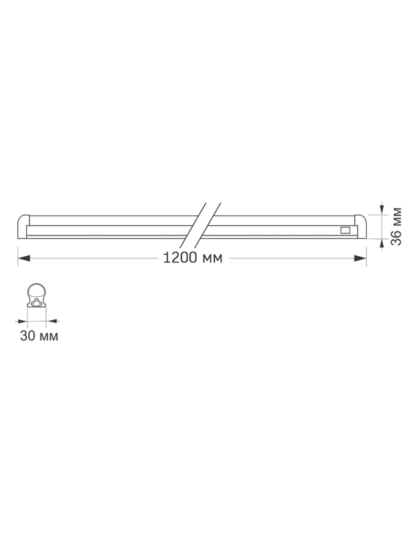 Գ LED  VIDEX T8 1,2 20W